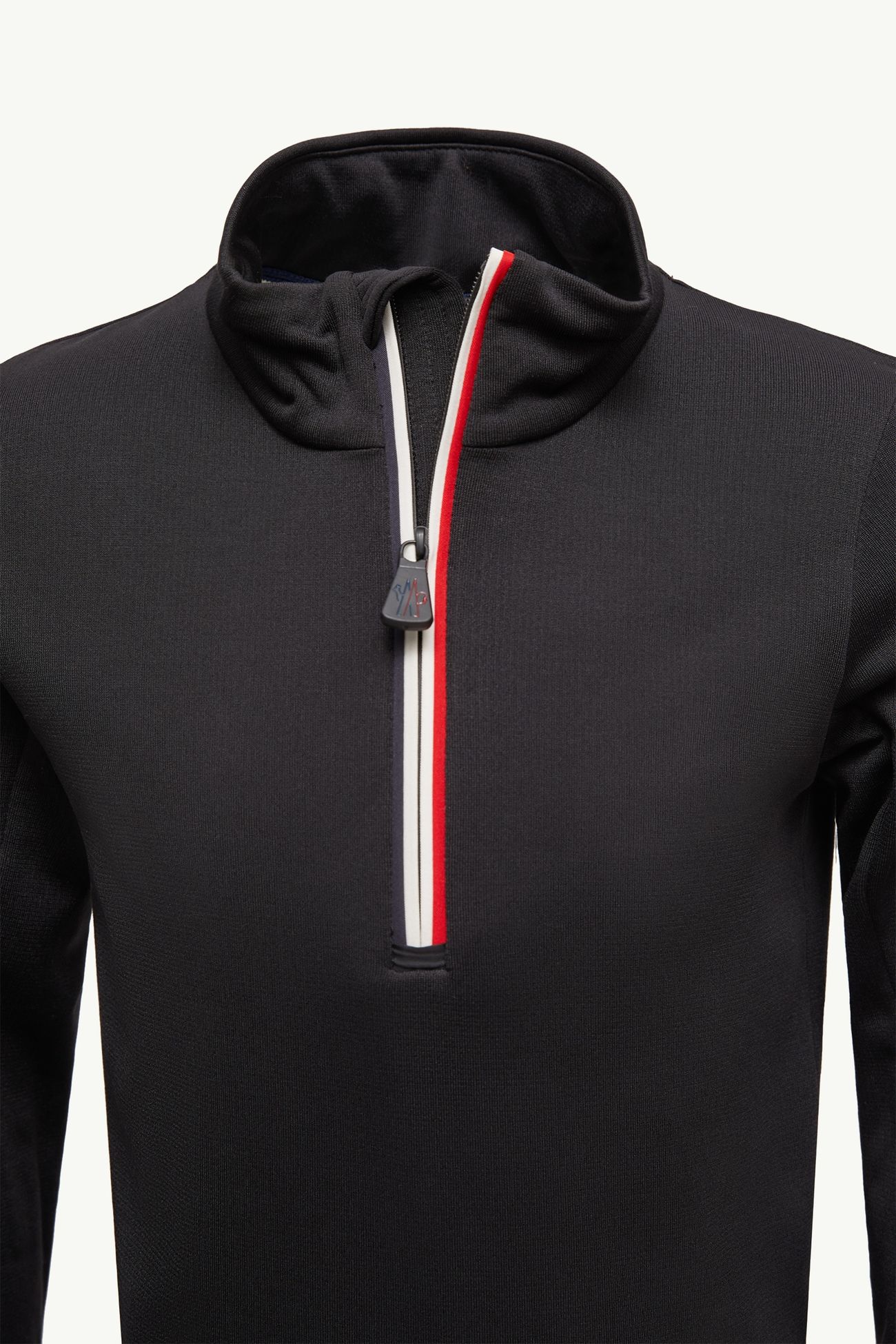 Polartec® Rollkragenpullover mit halbem Reißverschluss Genderneutral Schwarz Moncler 3