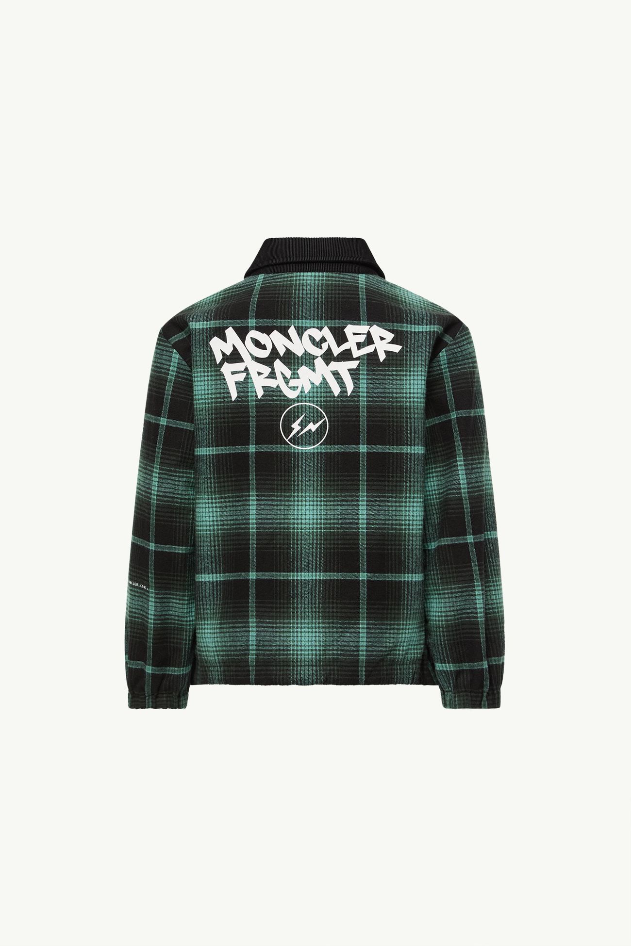 Moncler x FRGMTmini Ryūha ジャケット ボーイズ ブラック& グリーン Moncler 3