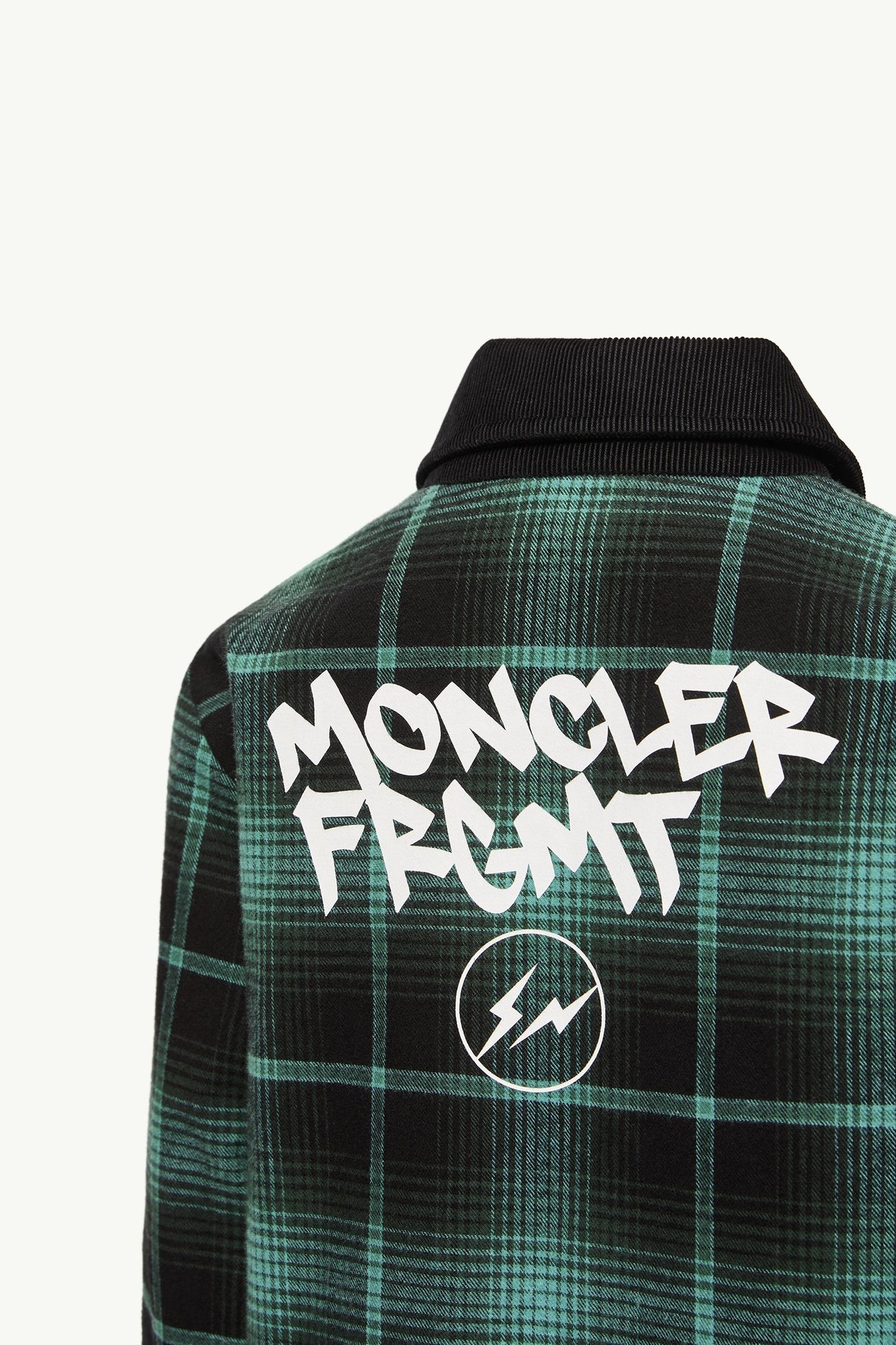 Moncler x FRGMTmini Ryūha Reversible Jacket Boy Black & Green Moncler 8