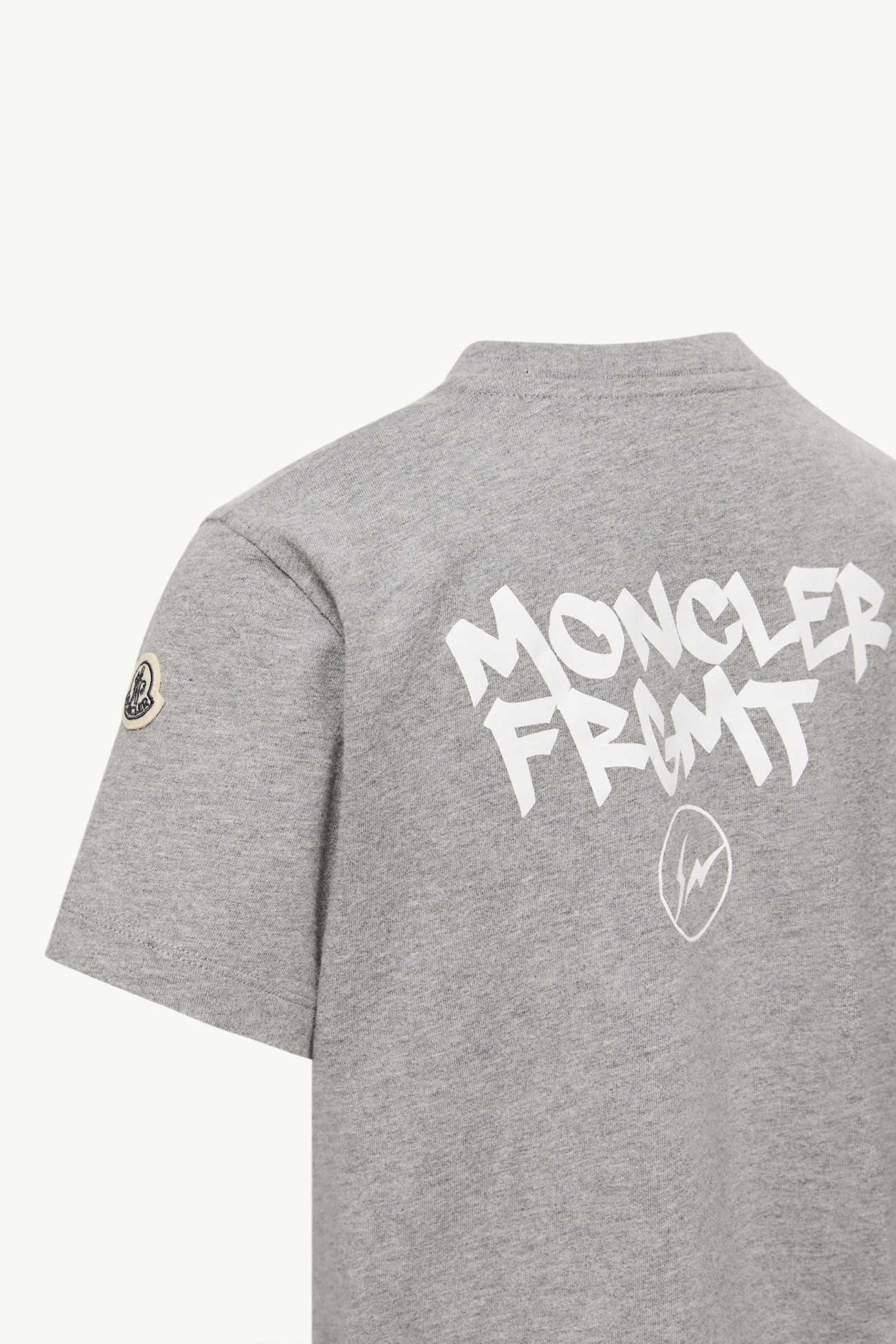 Moncler x FRGMTmini Logo T-Shirt Boy Gray Moncler 1