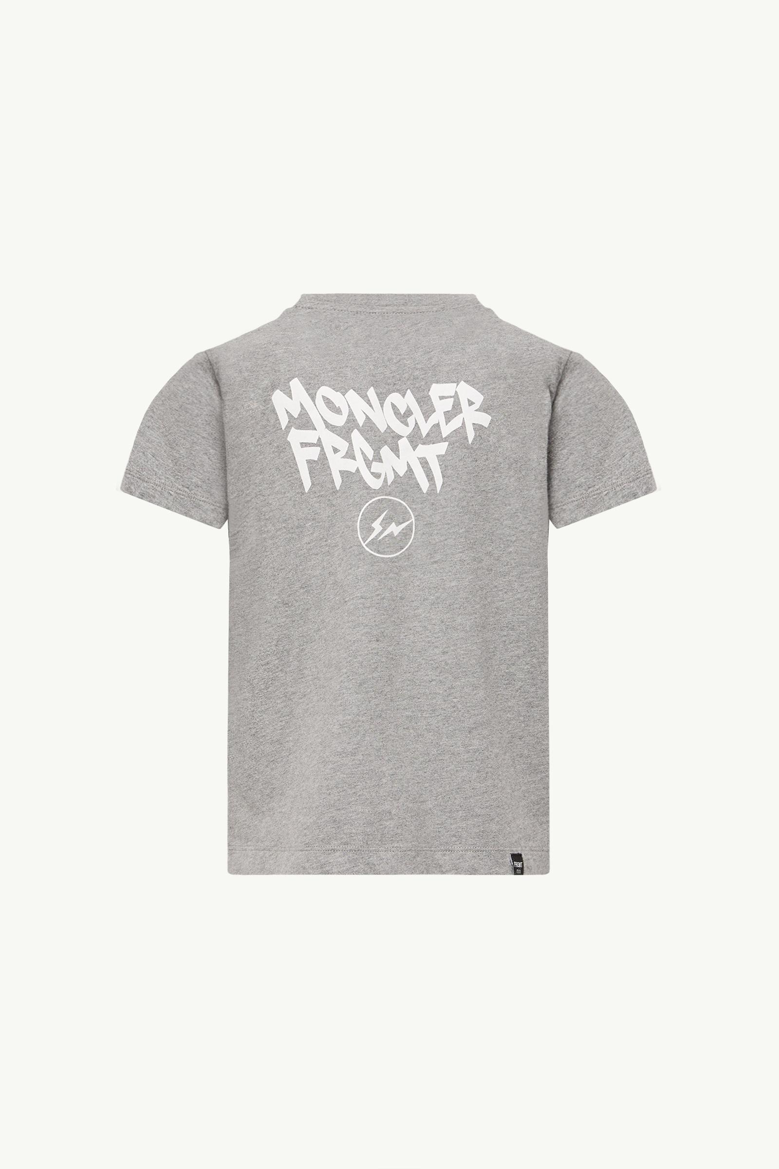 Grey Moncler x FRGMTmini Logo T-Shirt - Moncler x FRGMT for