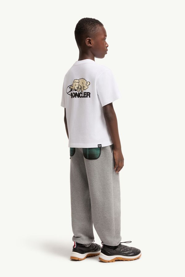 Moncler x FRGMTmini Print Dog T-Shirt Boy White Moncler 0