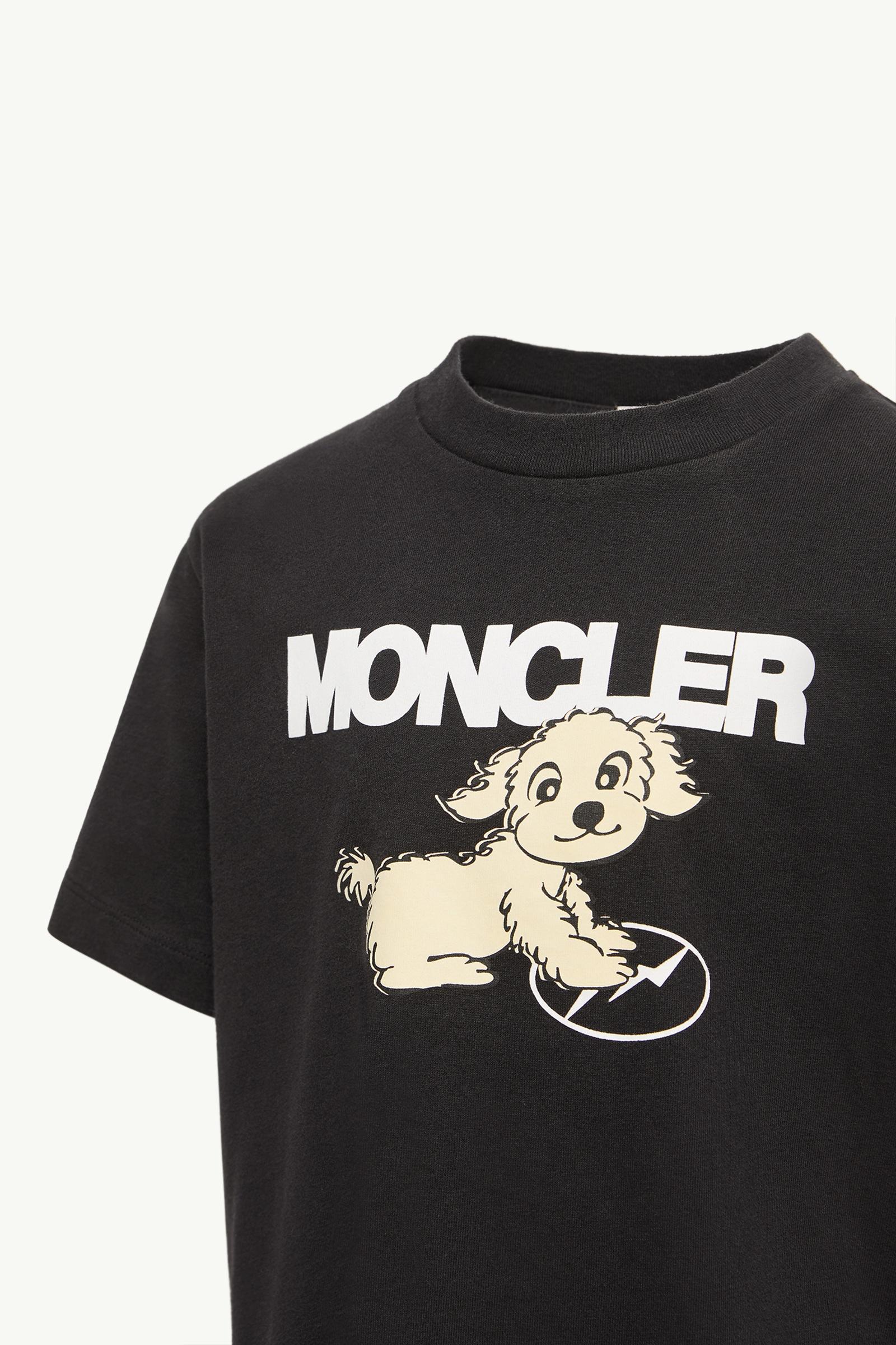 Black Moncler x FRGMTmini Print Dog T-Shirt - Moncler x FRGMT for