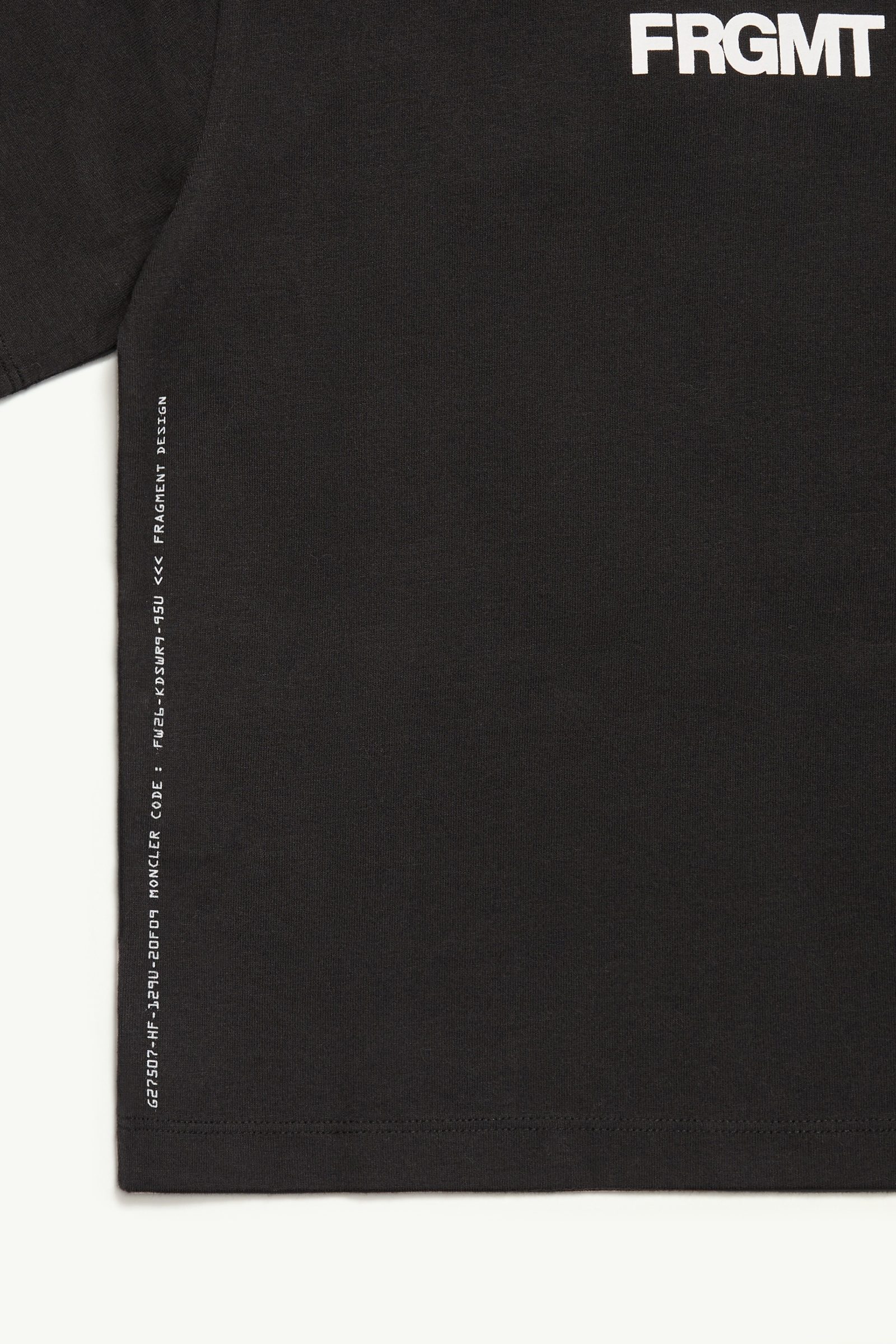 ブラック Moncler x FRGMTmini Tシャツ : Moncler x FRGMT 向けの