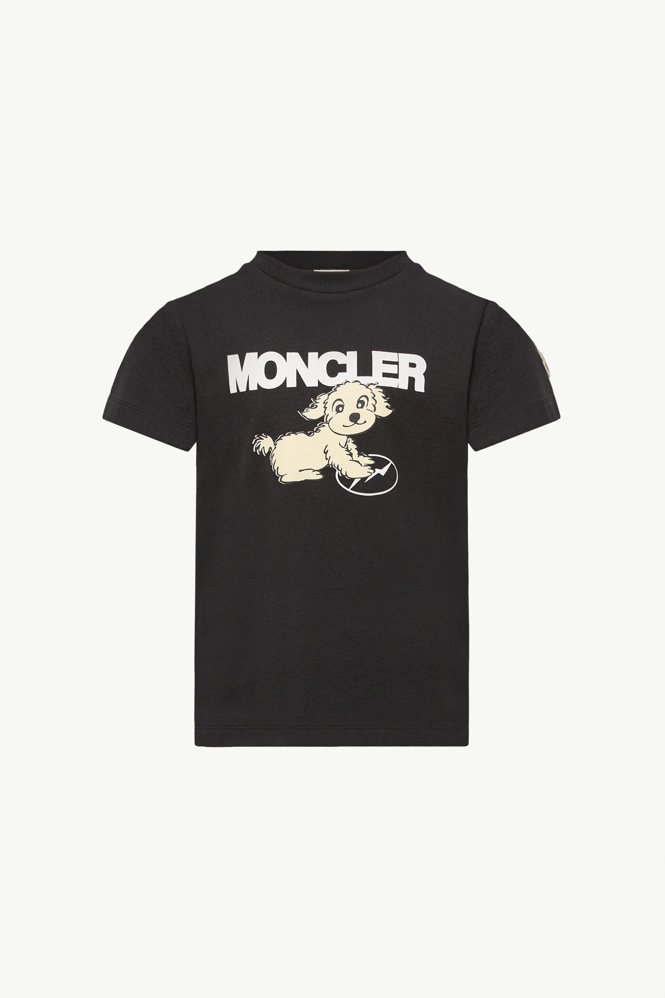 Moncler x FRGMTmini Print Dog T-Shirt Boy Black Moncler 2