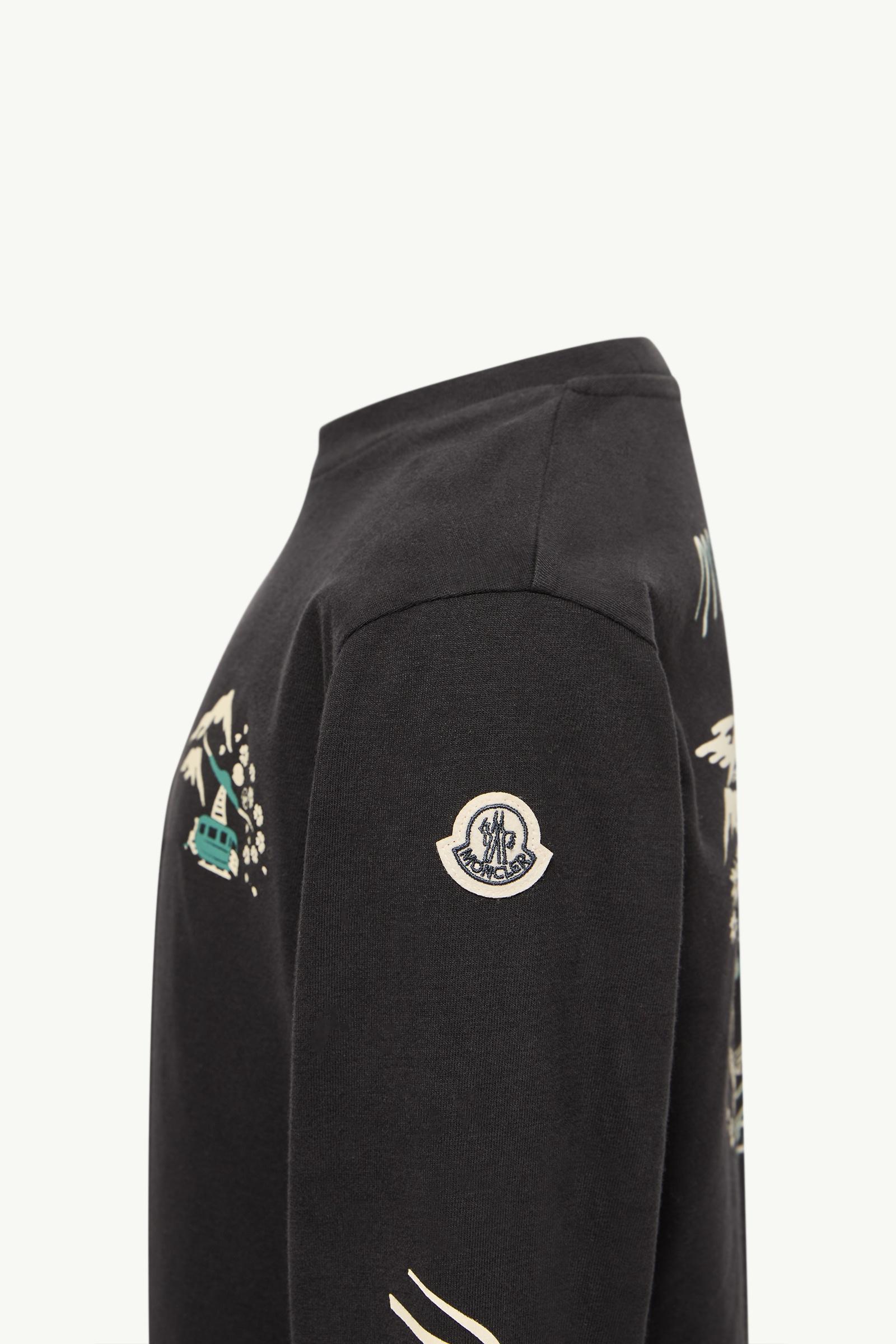 Black Moncler x FRGMTmini Long Sleeve T-Shirt - Moncler x FRGMT