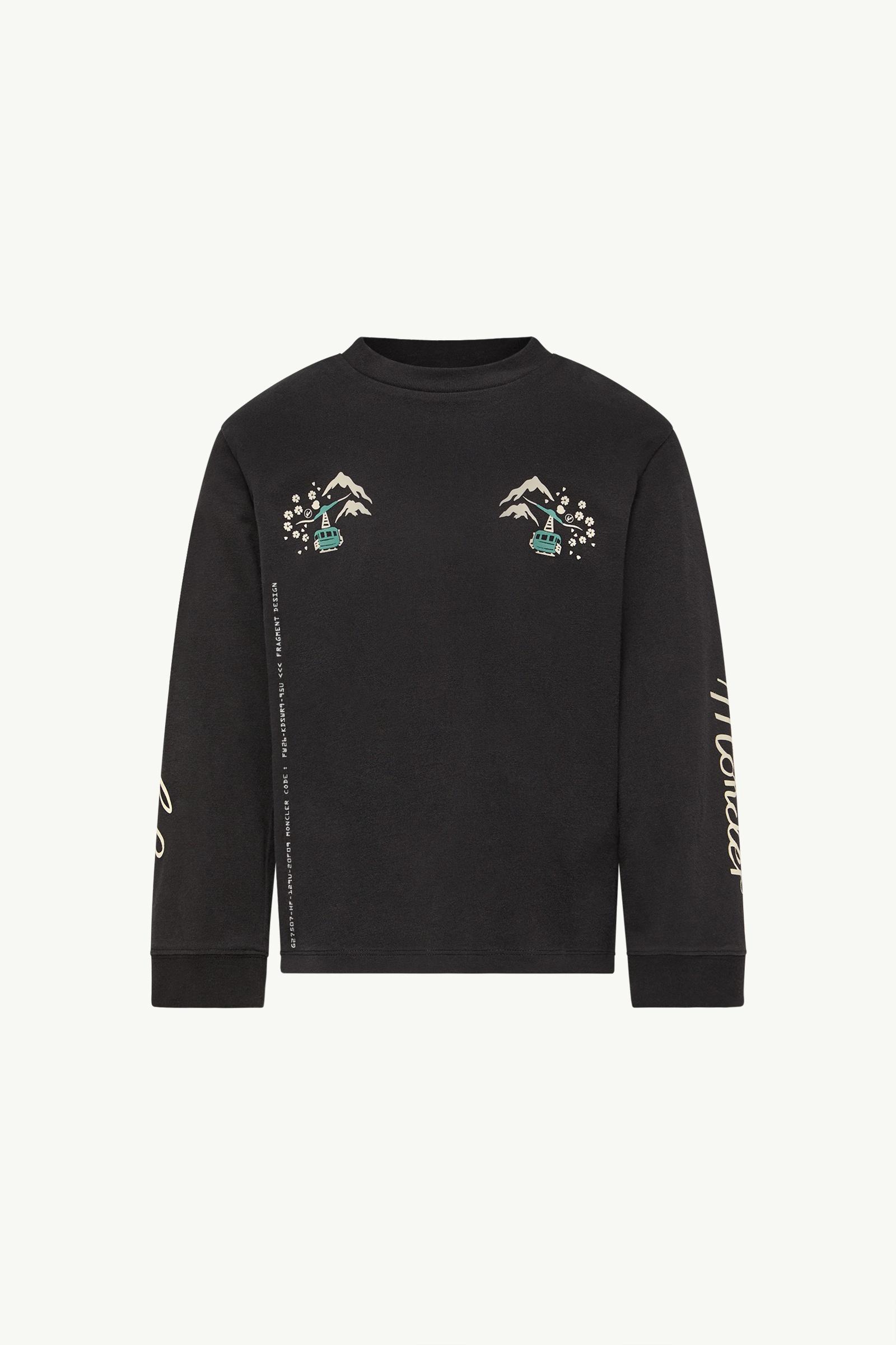 Moncler x FRGMTmini Long Sleeve T-Shirt Boy Black Moncler, 1 of 0