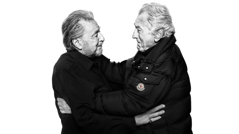 Al Pacino y Robert De Niro protagonistas de la co-campaña Moncler Warmer Togheter