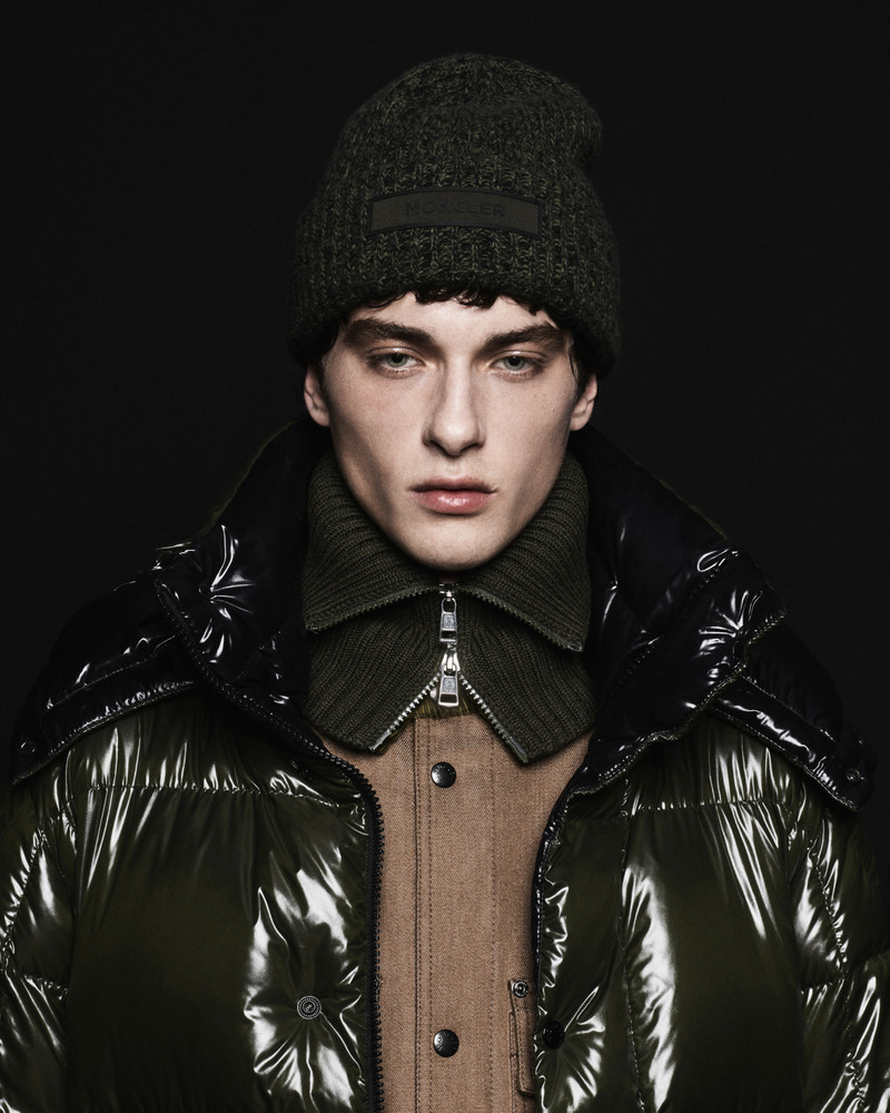 Moncler Chaqueta Corta De Plumas Hombre Oliva Parana