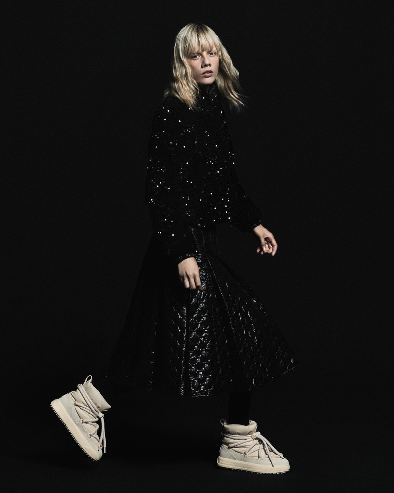 Moncler Bottes de Neige Beiges ALTIVE MID