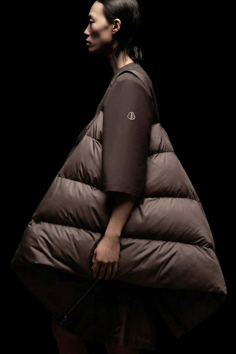 Herrenkollektion Moncler in Zusammenarbeit mit Rick Owens