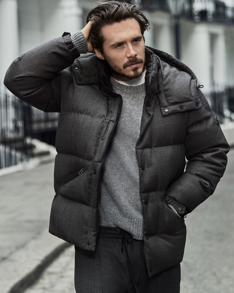 Moncler メンズ フード付きショートダウンジャケット