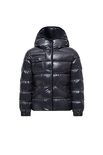 Glareins Braided Trim Hooded Down Jacket