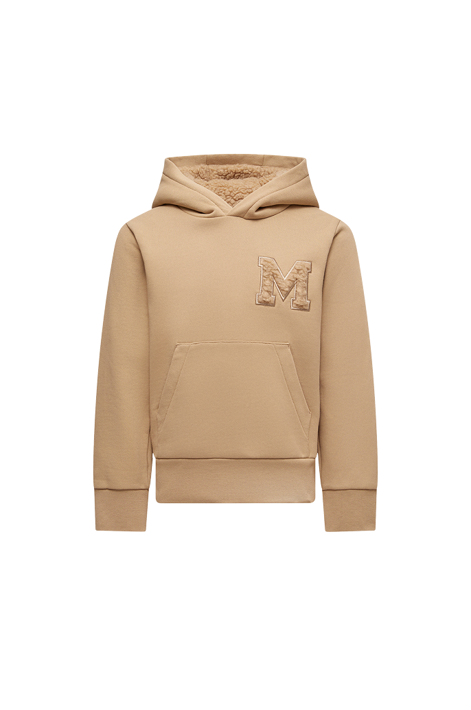Teddy Logo Cotton Hoodie