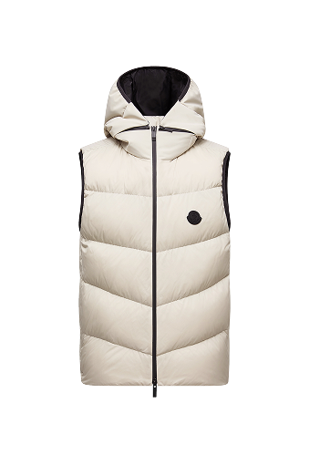Guersac Diagonal-Quilted Hooded Down Gilet