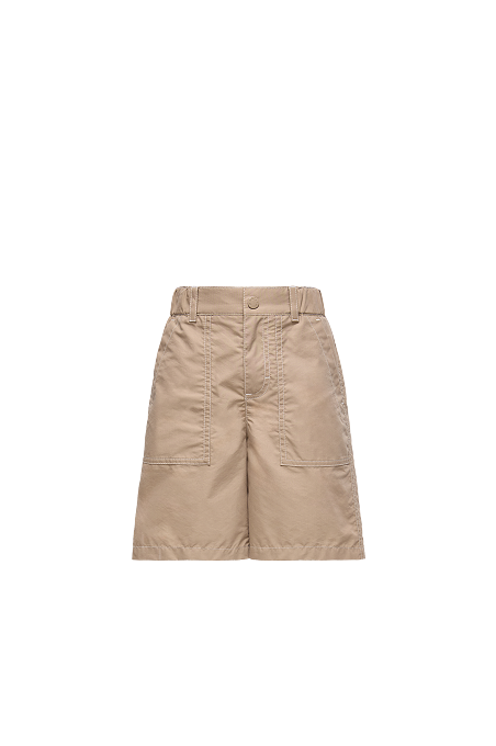 Logo Poplin Bermuda Shorts