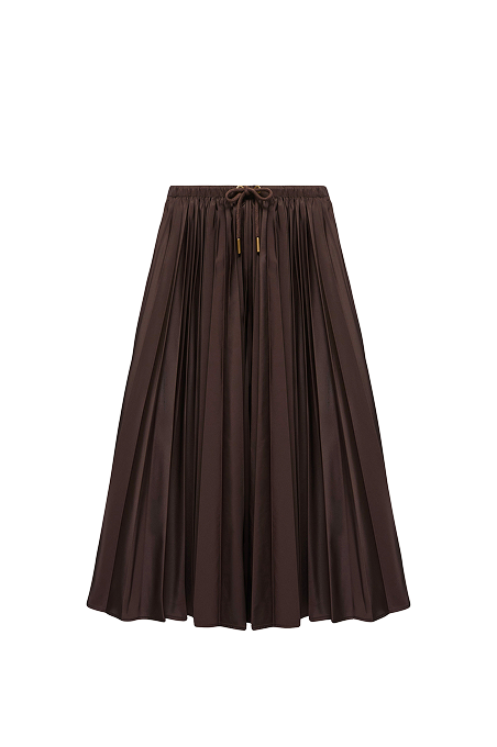 Pleated Midi Skirt