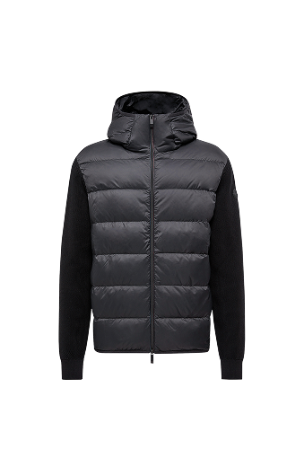 Padded Cotton Zip-Up Hoodie