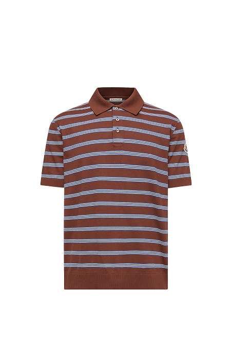 Striped Cotton Polo Shirt