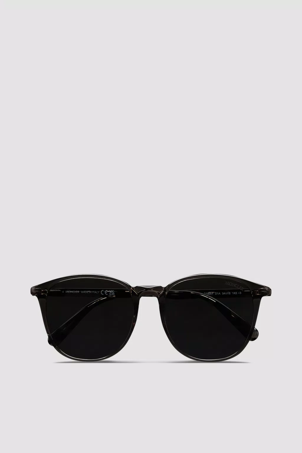 Luminaire Round Sunglasses Gender Neutral Black Moncler 1