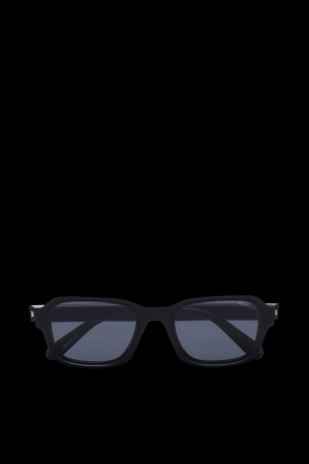 Shiny Black Rectangular Sunglasses - Moncler x Frgmnt for Genius