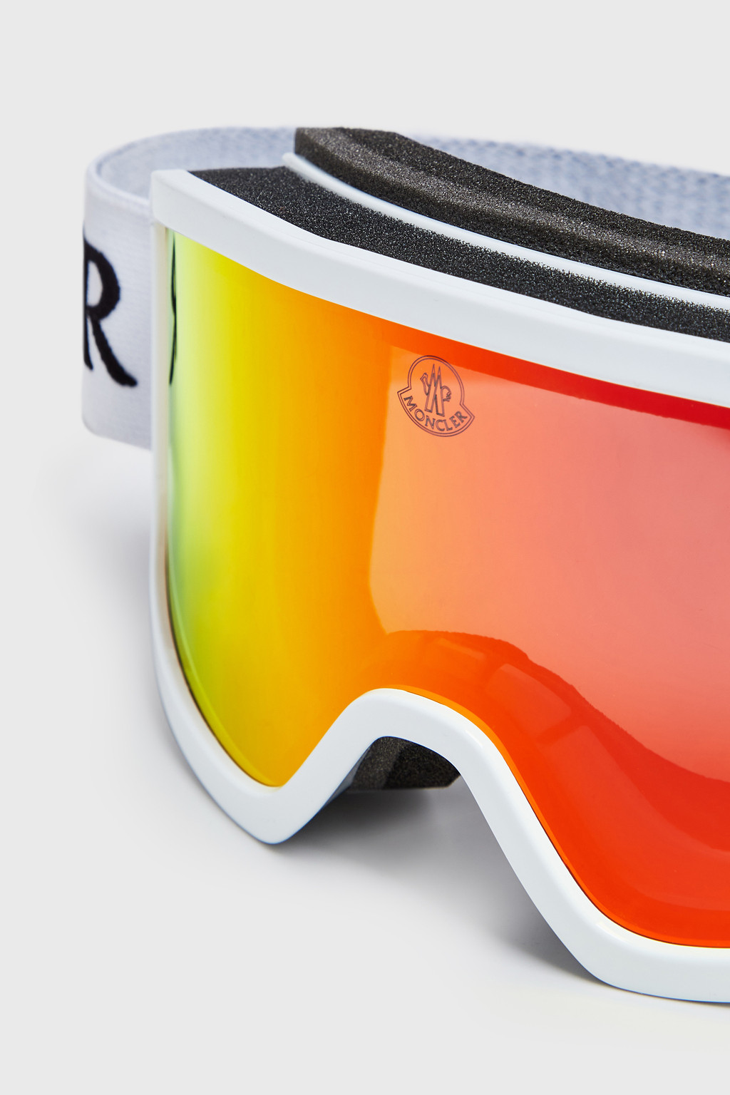 White & Red Terrabeam Ski Goggles Sunglasses for Men Moncler US