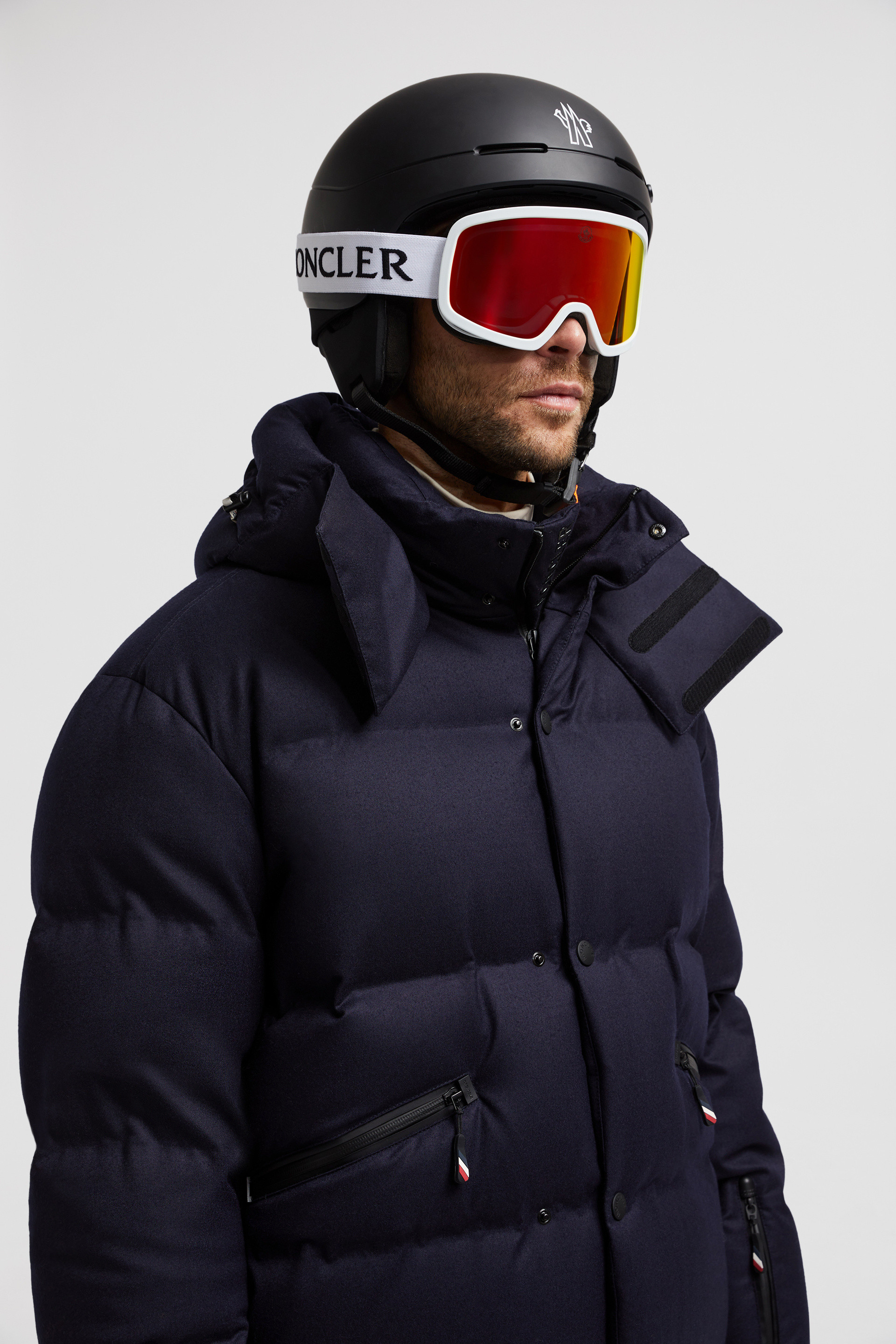 Masque de ski Terrabeam Blanc Rouge Lunettes Homme Moncler FR