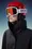 Terrabeam Ski Goggles Gender Neutral White & Red Moncler 3