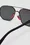 Flaperon Navigator Sunglasses Men Shiny Dark Grey  &  Dark Grey Moncler 4