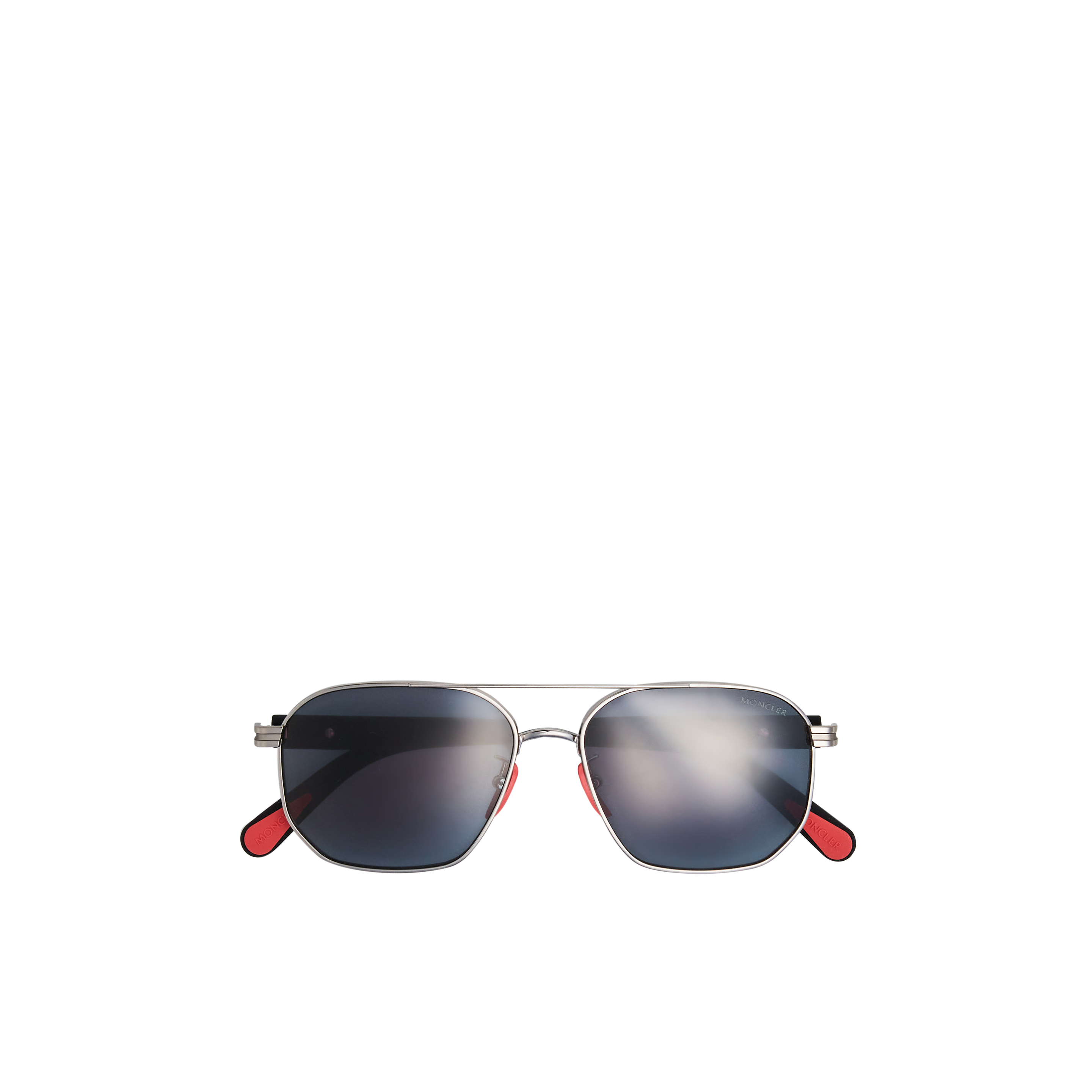 Moncler Lunettes De Soleil Navigateur Flaperon In Black