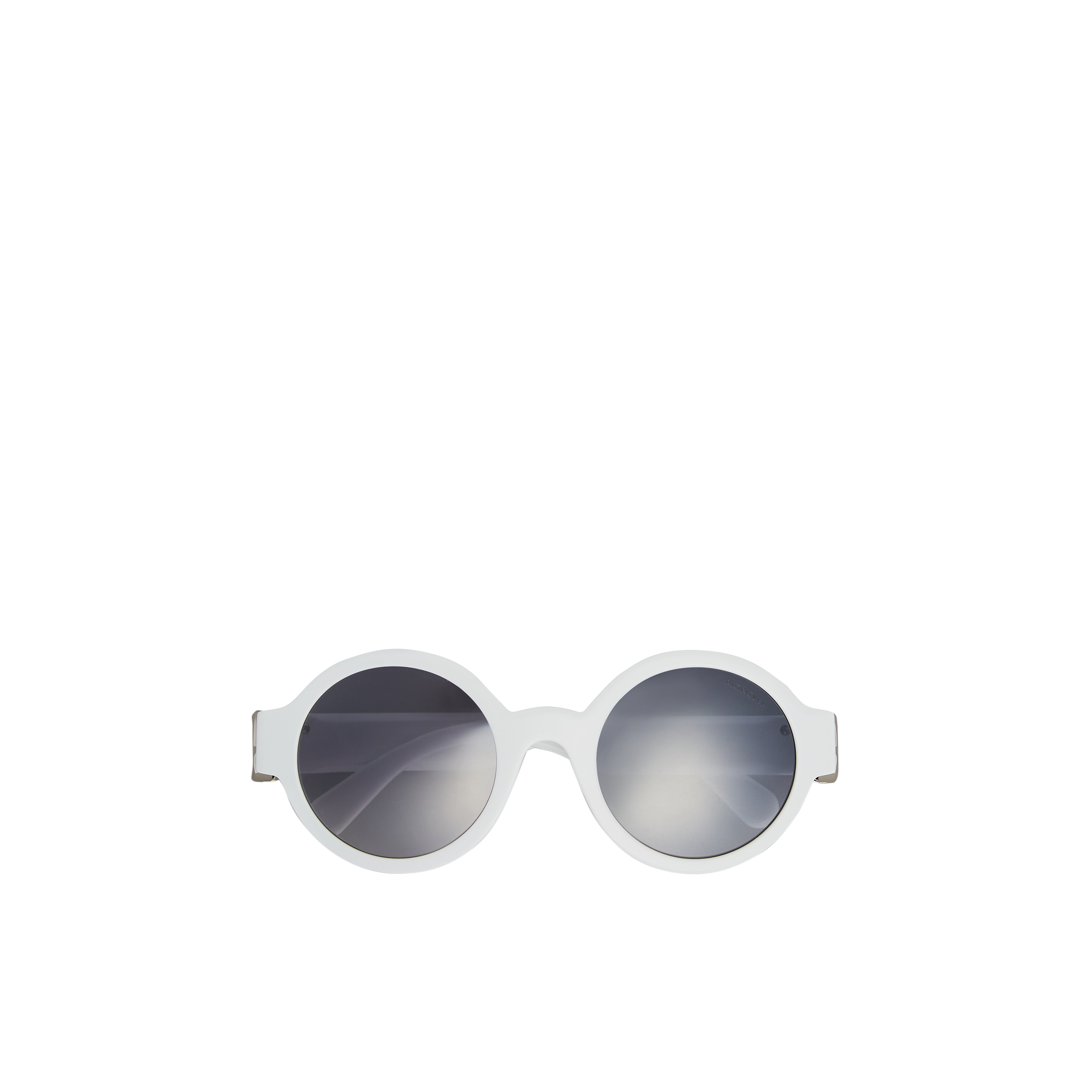 Moncler Atriom Round Sunglasses In White