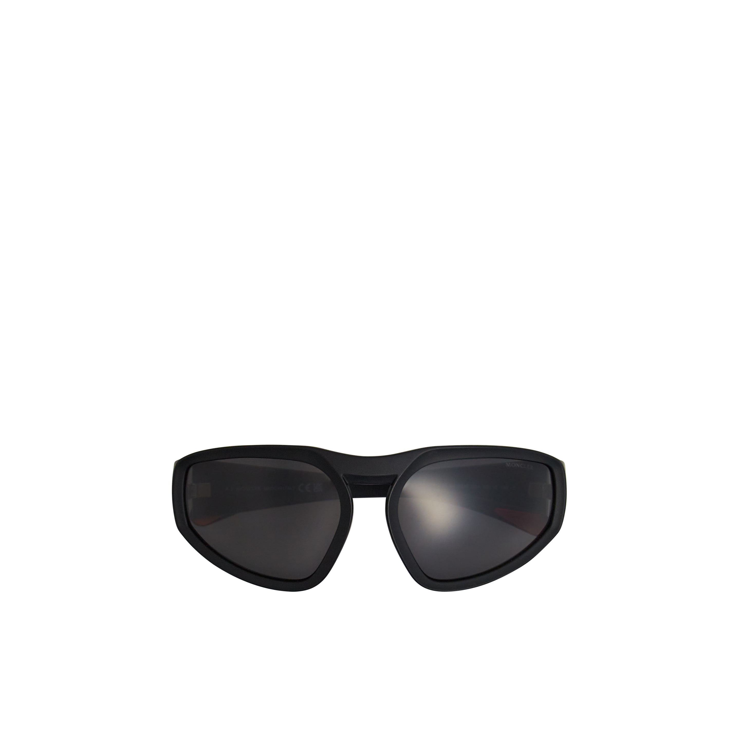 Moncler Pentagra Geometric Sunglasses In Noir