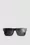 Crystal-Encrusted Squared Sunglasses Gender Neutral Black Moncler