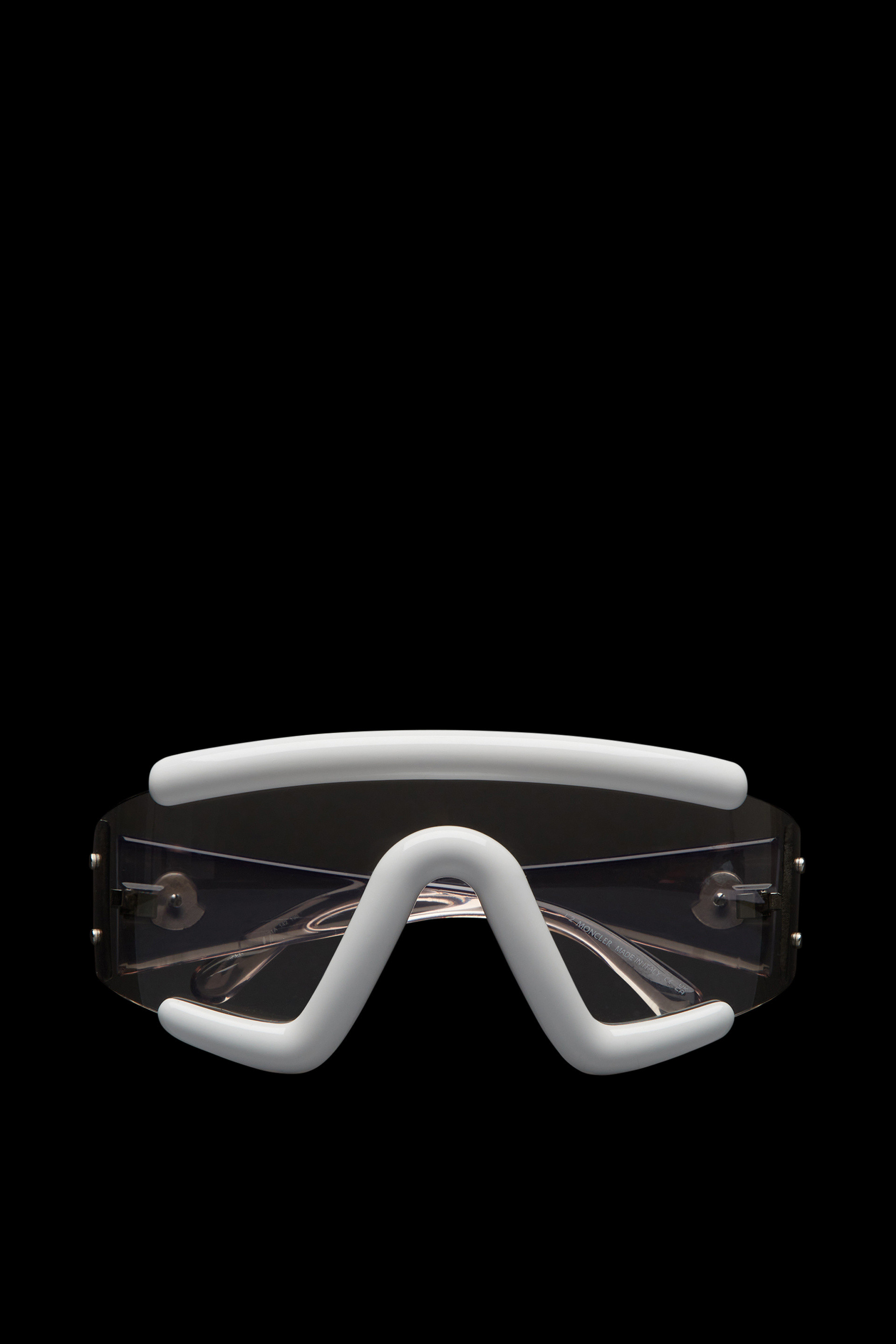 condensador Radar En Gafas de sol de pantalla protectora Lancer Blanco & Gris - Gafas de Hombre  | Moncler ES