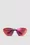 Carrion Shield Sunglasses Gender Neutral Burgundy & Black Moncler