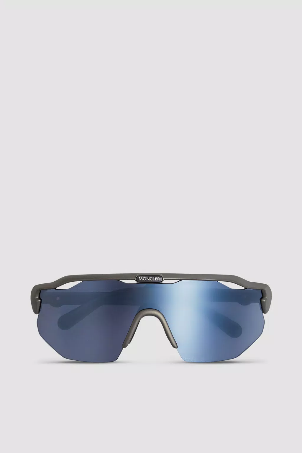 Shield Sunglasses Gender Neutral Gray Moncler 1