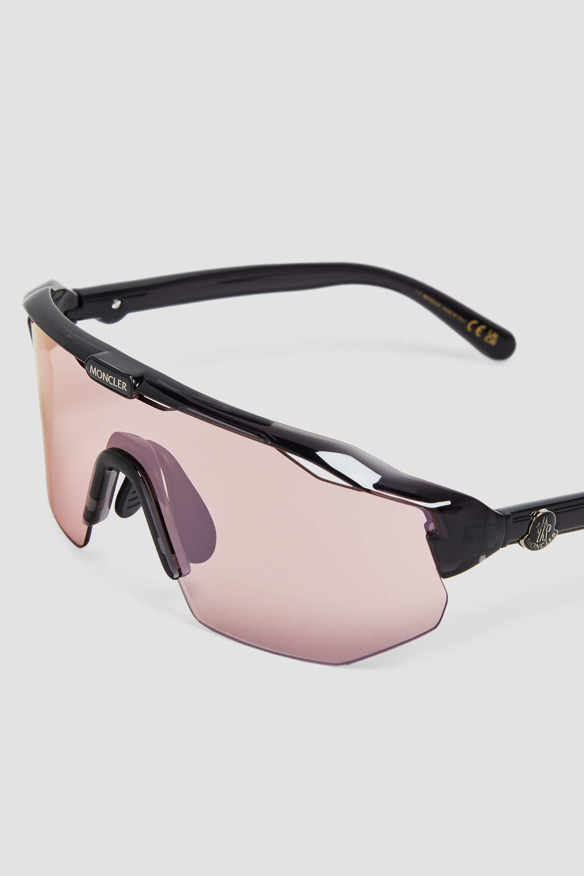 Black & Pink Shield Sunglasses - Sunglasses for Men | Moncler US 