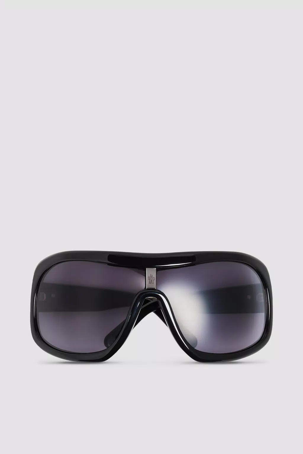 Franconia Shield Sunglasses Gender Neutral Shiny Black Moncler 1