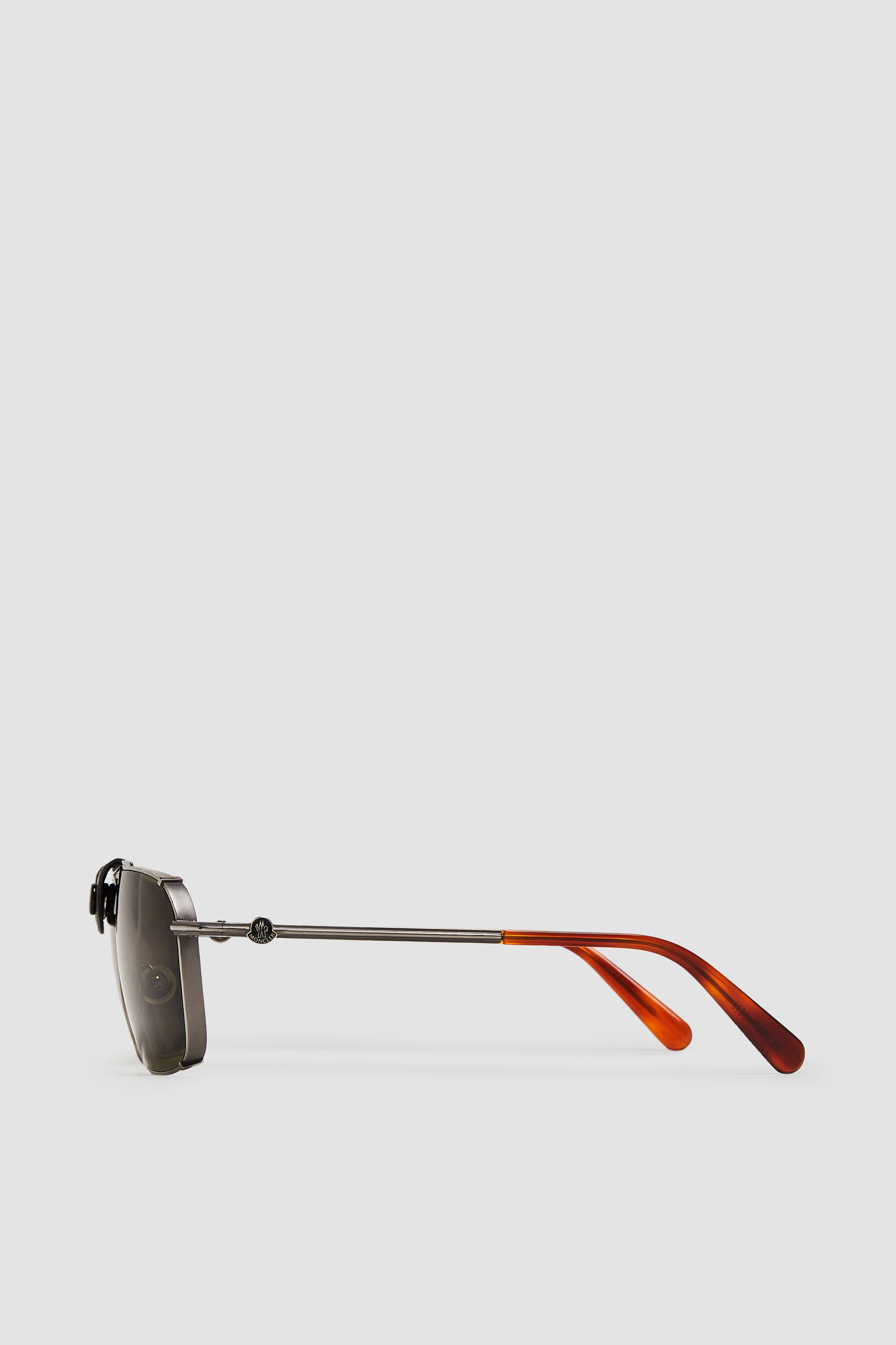 Grey Gatiion Navigator Sunglasses - Sunglasses for Men | Moncler US