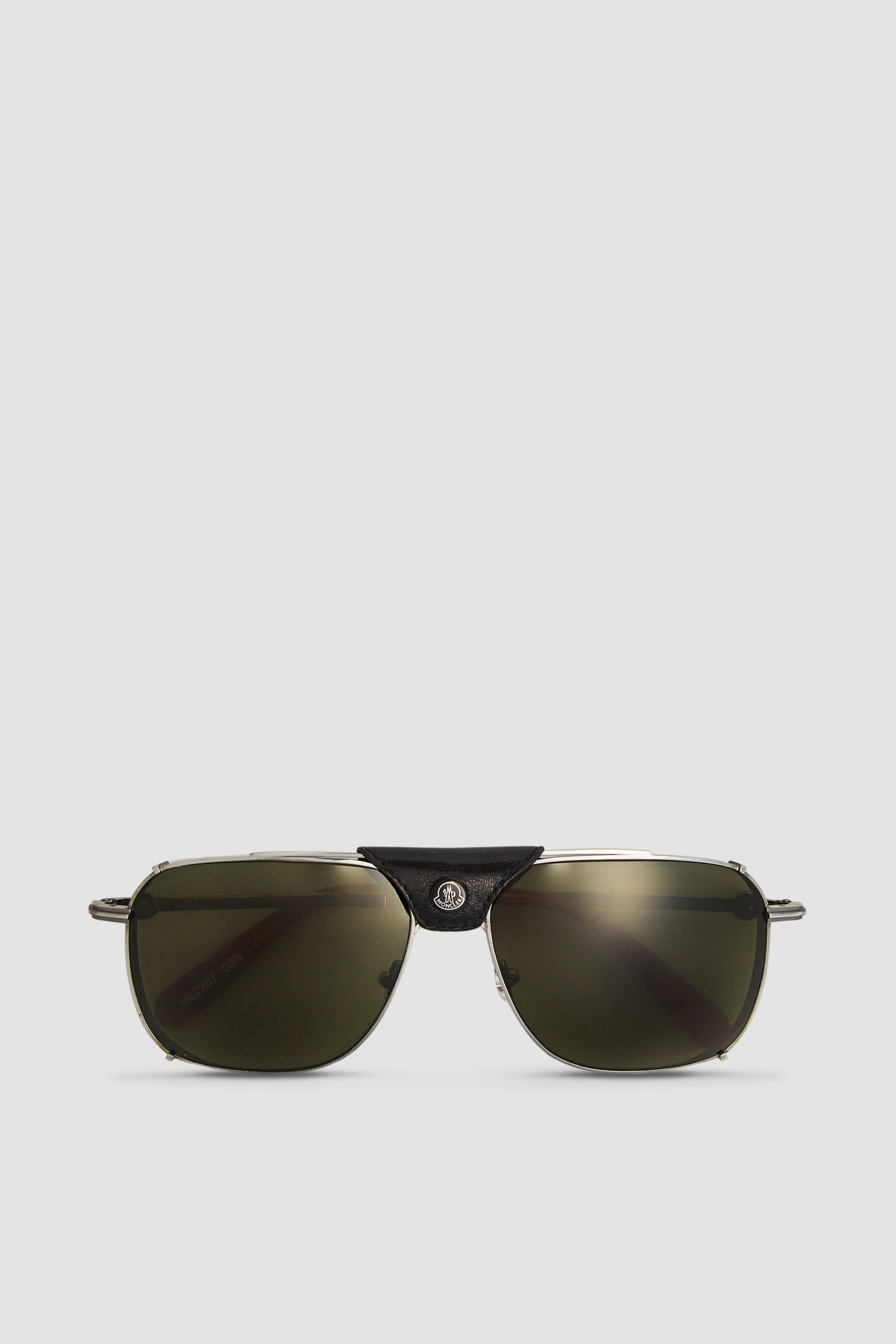 Grey Gatiion Navigator Sunglasses - Sunglasses for Men | Moncler US 