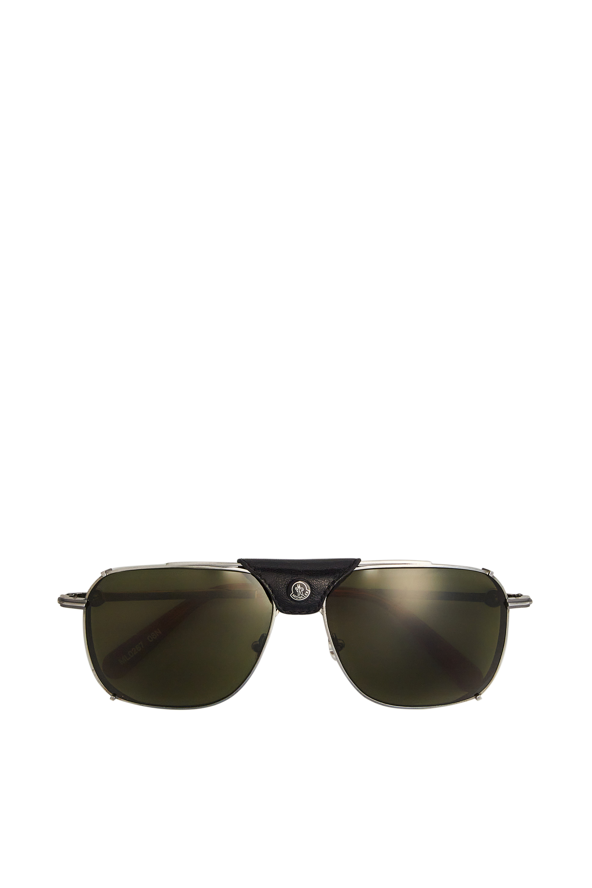 Moncler Lunettes De Soleil Navigateur Gatiion In Black