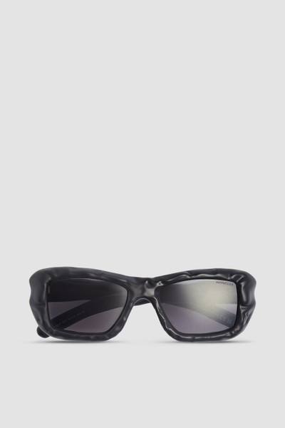 Lunettes de soleil rectangulaires Noir Moncler x Salehe Bembury