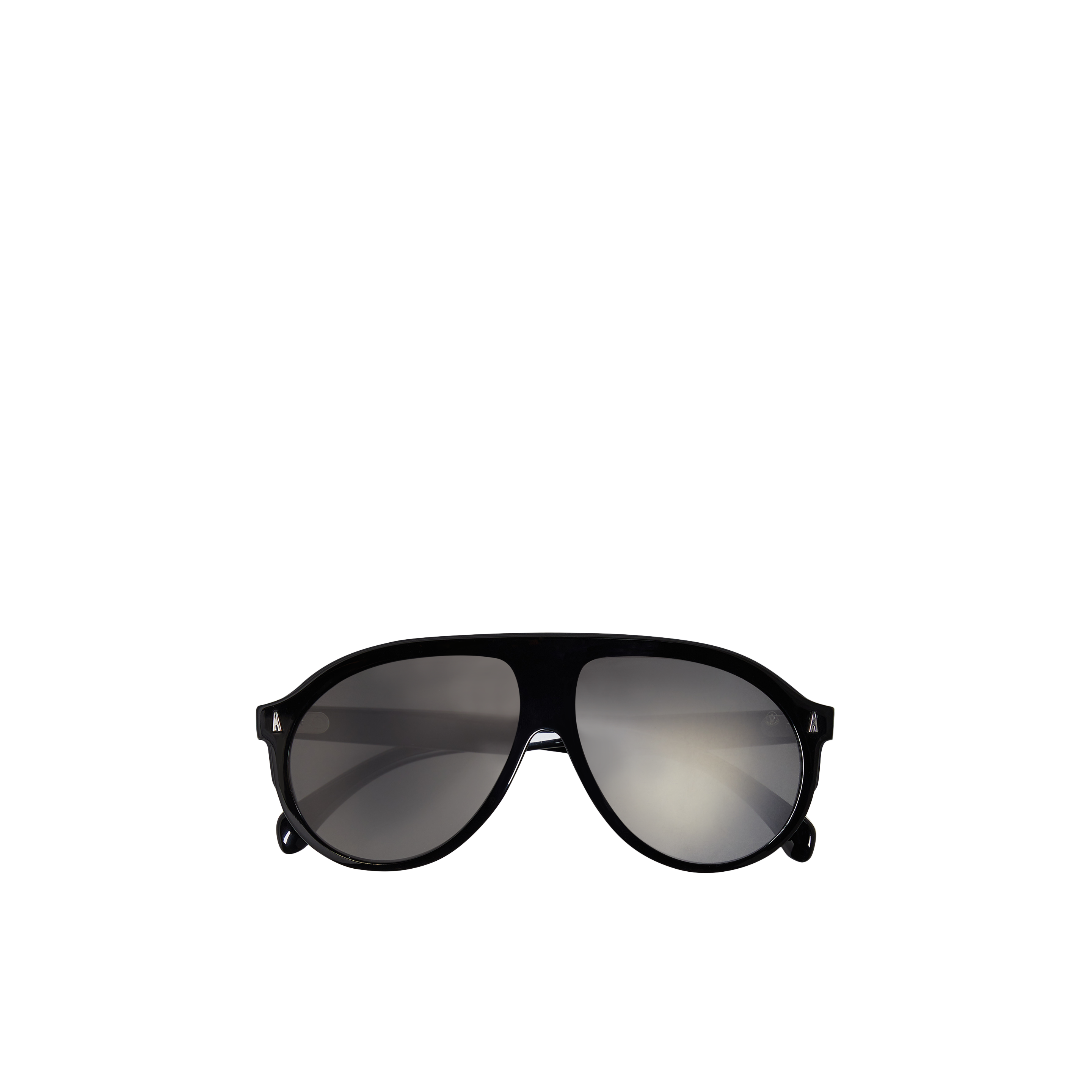 Shop Moncler Lunettes De Soleil Aviateur Fhaite In Black