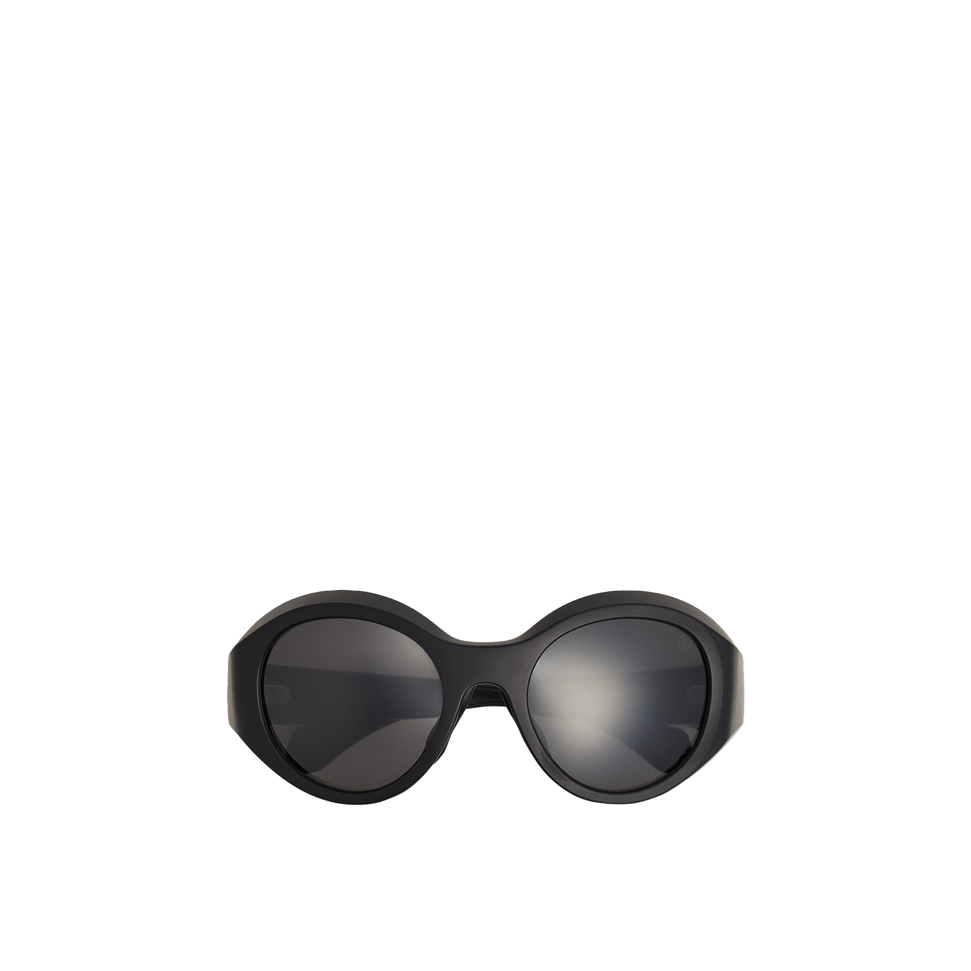 MONCLER LUNETTES Futuro Round Sunglasses, Gender Neutral, Black, Size: 51