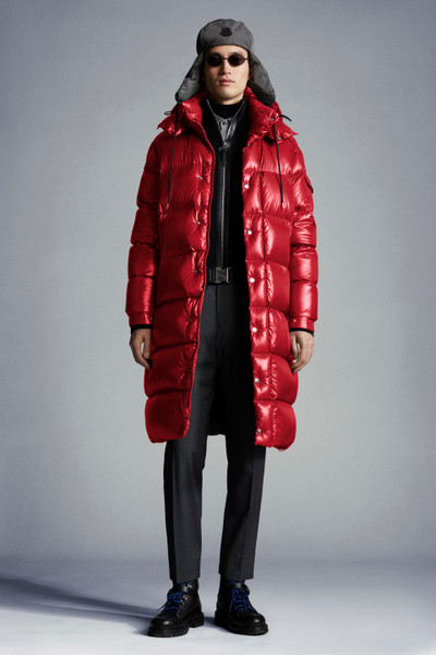 red moncler mens coat