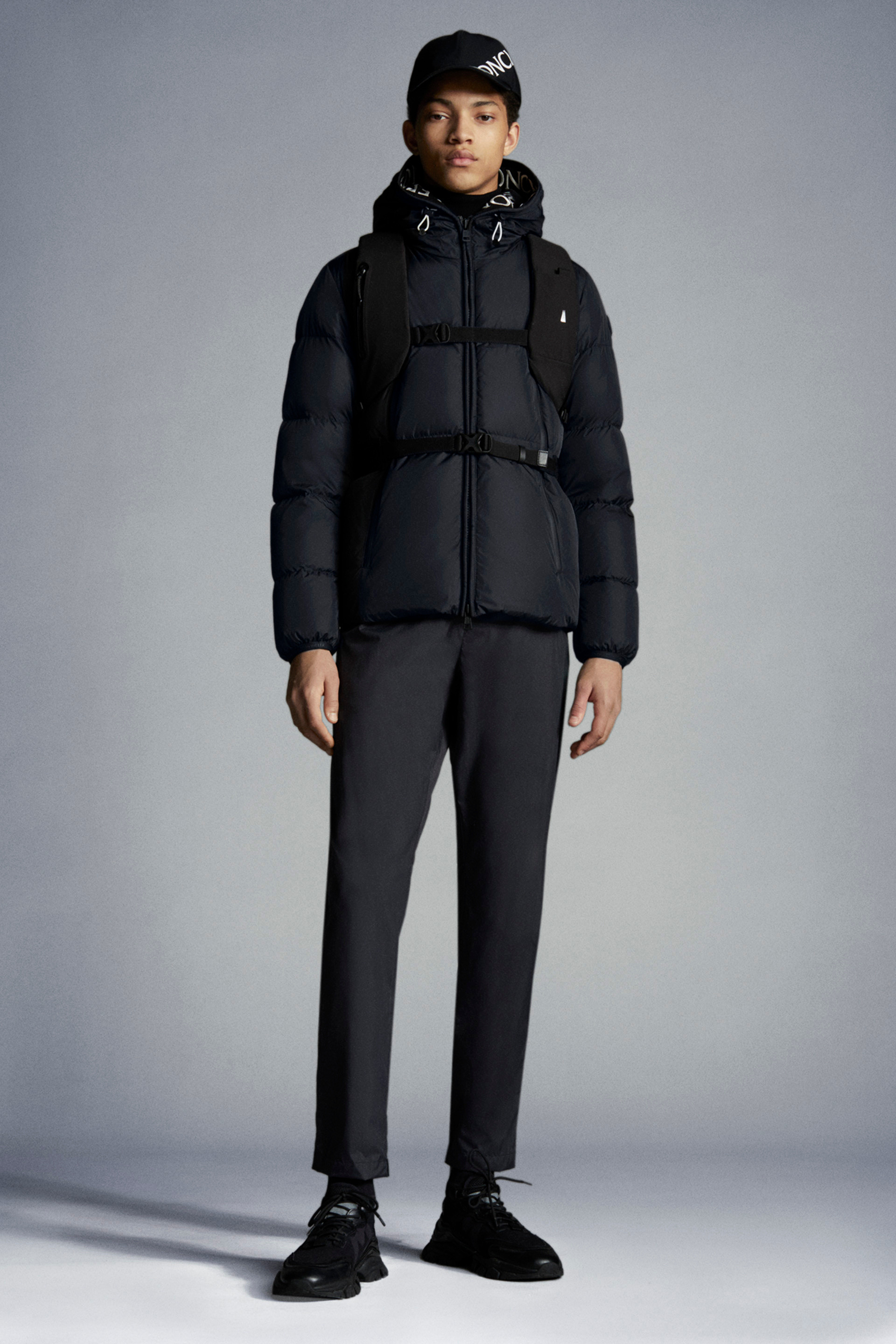 men's montcla logo lined coat