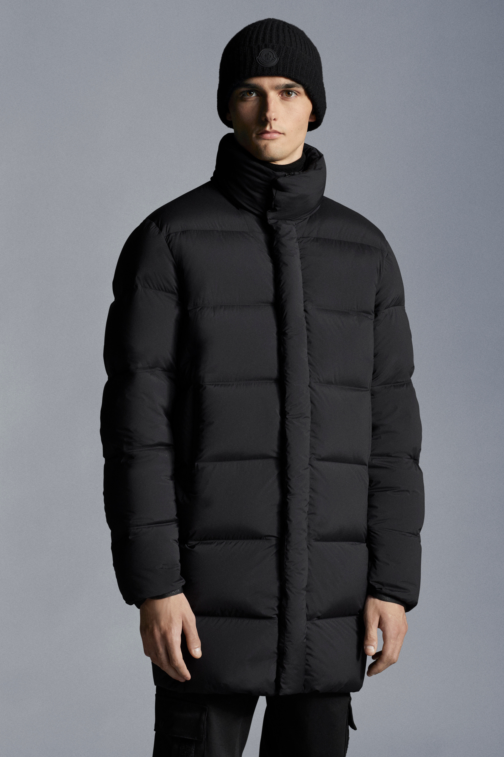 moncler long down coat