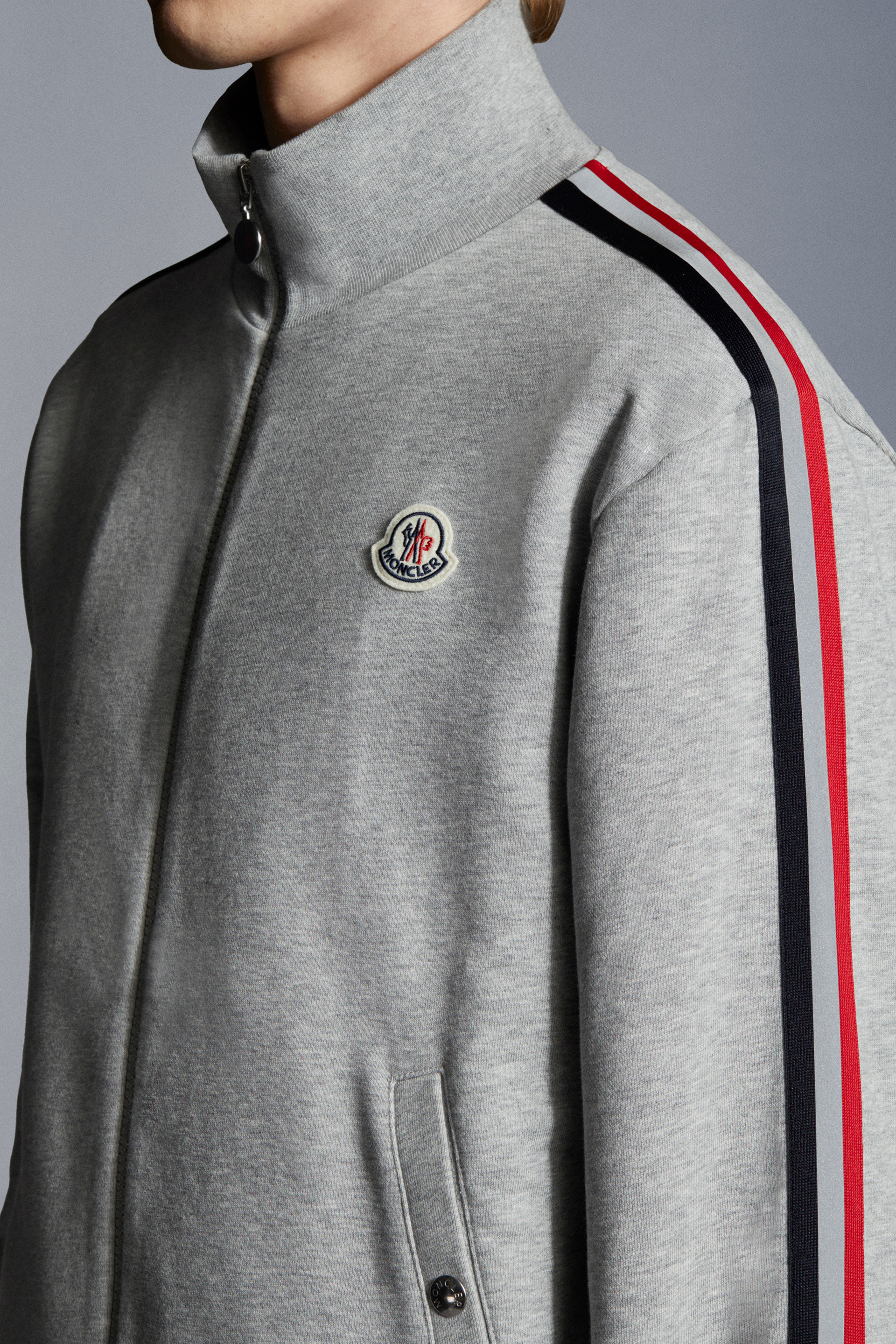 moncler grey sweatshirt