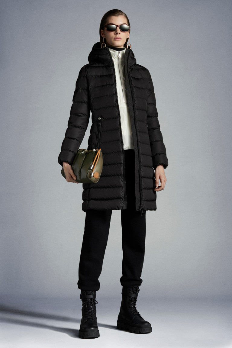 moncler longline coat