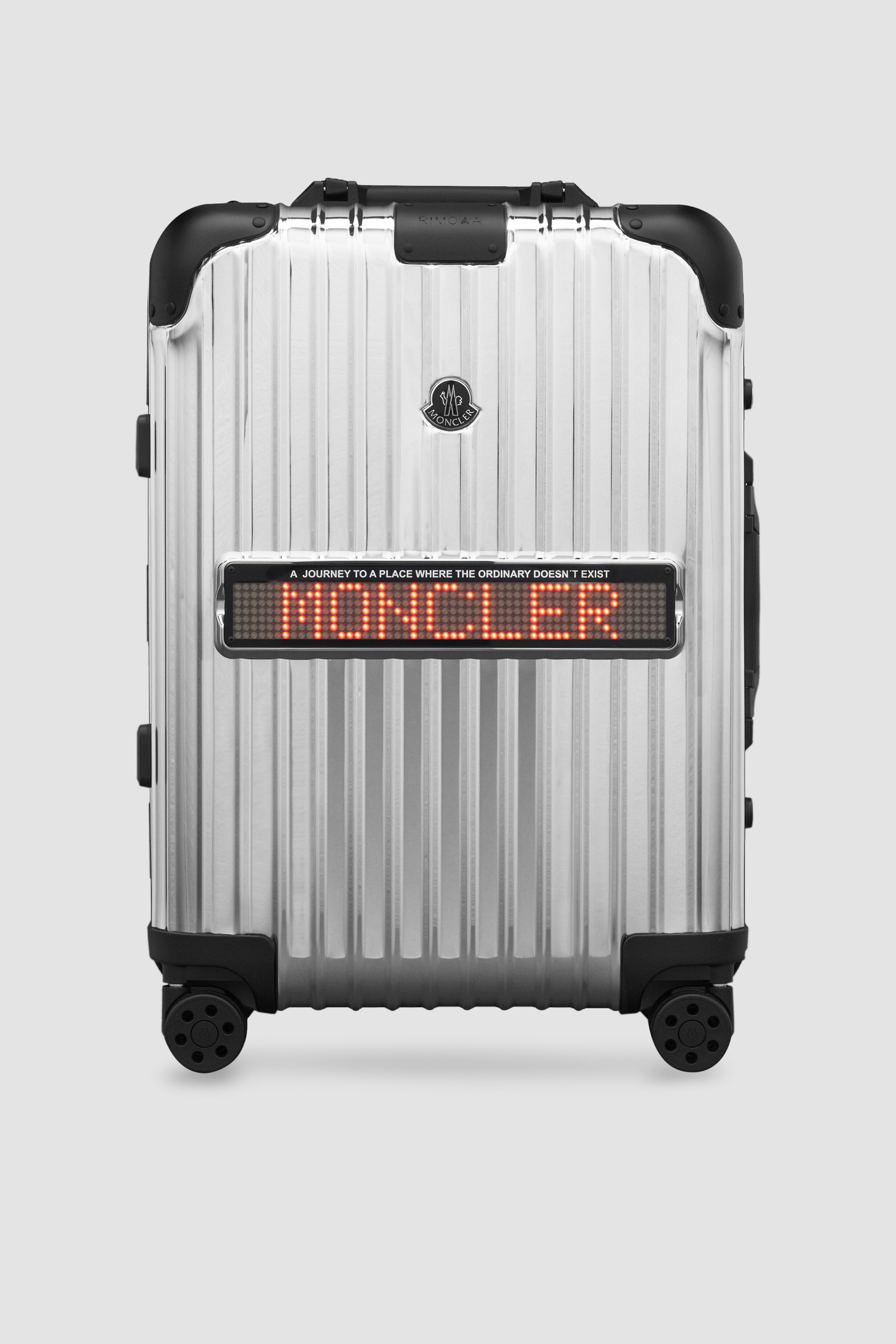 Silver Moncler + Rimowa Reflection Suitcase - Moncler Rimowa ...